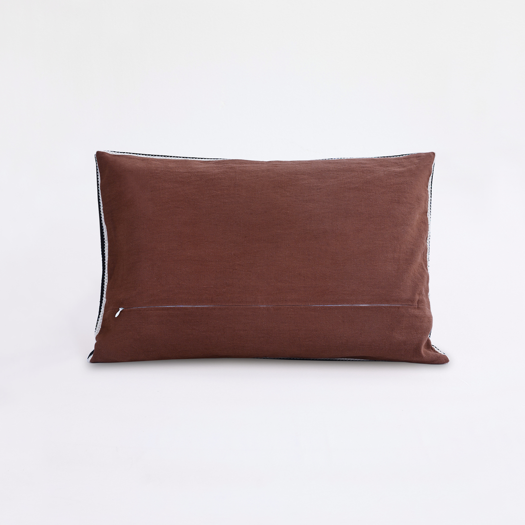 MM Linen | Linea Cushion 60 x 40cm | Carob image 3